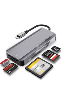 Forzacase FC834 5 İn1 USB 3.1 Type-C OTG SD - TF- CF Kart Okuyucu Forzacase FC834 5 İn1 USB 3.1 Type-C OTG SD - TF- CF Kart Okuyucu
