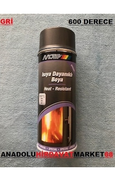 Motip 600 Derece Isıya Dayanıklı Eksoz Ve Soba Boyası Sprey Gri Motip 600 Derece Isıya Dayanıklı Eksoz Ve Soba Boyası Sprey Gri