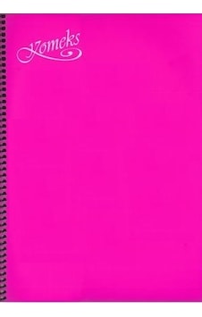 Komeks Spiralli Defter Plastik Kapak Kareli 60 Yp A4 Pembe Komeks Spiralli Defter Plastik Kapak Kareli 60 Yp A4 Pembe