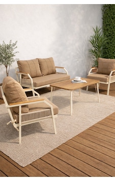 Daisy Krem 211 Masalı Kahverengi Bahçe Mobilya Seti Balkon Teras Oturma Grubu Dış Mekan Şık Tasarım Daisy Krem 211 Masalı Kahverengi Bahçe Mobilya Seti Balkon Teras Oturma Grubu Dış Mekan Şık Tasarım