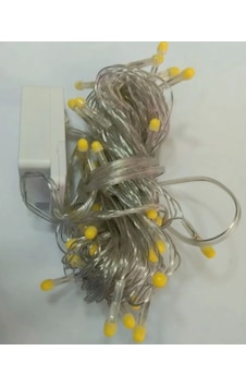 10 M 100 Led Damla Uçlu Led Işık Gün Işığı Şeffaf Kablo Çok Renkli 10 M 100 Led Damla Uçlu Led Işık Gün Işığı Şeffaf Kablo Çok Renkli
