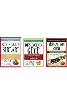 Bilge Aklin Sirlari + Dusuncenin Gucu + Bilincaltinin Gucu 3 Set Bilge Aklin Sirlari + Dusuncenin Gucu + Bilincaltinin Gucu 3 Set