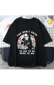 Flood Of Style Vintage Ölü Olmak İçin Ölmek Zorunda Değilsiniz Tome T Shirt Erkek Kadın Klasik Grafik Pamuk Siyah Flood Of Style Vintage Ölü Olmak İçin Ölmek Zorunda Değilsiniz Tome T Shirt Erkek Kadın Klasik Grafik Pamuk Siyah