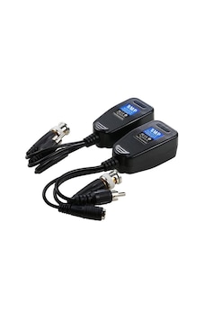 Bnc To Rj45 Video Balun - Power - Audio Konnektör Pm-3899pva Bnc To Rj45 Video Balun - Power - Audio Konnektör Pm-3899pva