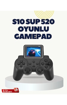 Buğz Hdmı Destekli S10 Gamepad 520 Oyunlu Tv Ye Bağlanabilir Atari 2025 Model Buğz Hdmı Destekli S10 Gamepad 520 Oyunlu Tv Ye Bağlanabilir Atari 2025 Model