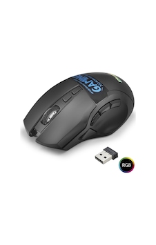 Dual Mode Kablosuz Mouse 2400 Dpi 9 Tuş 500hz Rgb - Siyah W10 Standart Dual Mode Kablosuz Mouse 2400 Dpi 9 Tuş 500hz Rgb - Siyah W10 Standart