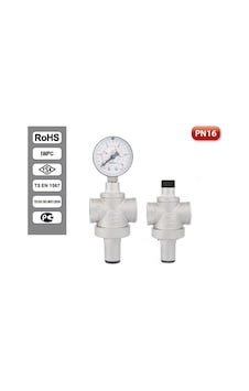 3/4" Pakkens Su Basınç Düşürücü Regülatör Manometre Seçenekli 3/4" Pakkens Su Basınç Düşürücü Regülatör Manometre Seçenekli
