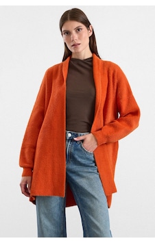 Olcay Salaş Soft Kumaş Triko Hırka Oranj 8299 Olcay Salaş Soft Kumaş Triko Hırka Oranj 8299