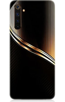 Realme 6 Pro Uyumlu Altın Şerit Desenli Silikon Kılıf Realme 6 Pro Uyumlu Altın Şerit Desenli Silikon Kılıf