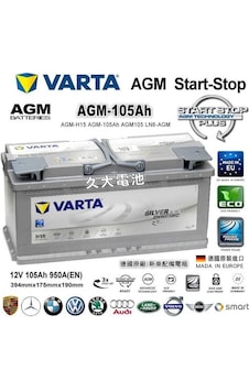 Varta Ana Bayinden H15. 12v 105 Ahamper 950a Varta Ana Bayinden H15. 12v 105 Ahamper 950a