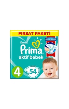 Prima Bebek Bezi Aktif Bebek 4 Beden 54 Adet Prima Bebek Bezi Aktif Prima Bebek Bezi Aktif Bebek 4 Beden 54 Adet Prima Bebek Bezi Aktif