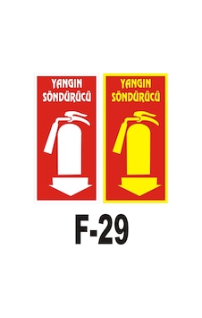 Fosforlu & Düz Levha Ysc Levhası Yangın Söndürme Cihazı Burada