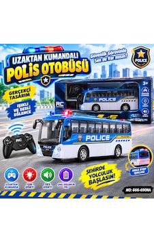 666-690na Uzaktan Kumandalı Oyuncak Otobüsü Mavi 666-690na Uzaktan Kumandalı Oyuncak Otobüsü Mavi