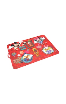 Lisanslı Mickey Mouse Amerikan Servisi - Minnie Mouse Amerikan Servis - Çocuk Yemek Altlığı