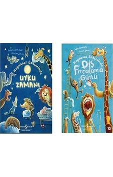 Hayvanat Bahçesinde Uyku Zamanı,-hayvanat Bahçesinde Diş Fırçalama Günü-harika 2 Li Set