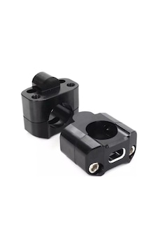 Alkan Mb 430 2 Parça Motosiklet Gidon Yükselticil 22 Mm. 28 Mm Siyah Takım