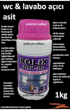 Lavabo Aç Asit Tıkanık Lavabo Açma 1kg Tuvalet Wc Açar Kimyasal İ Lavabo Aç Asit Tıkanık Lavabo Açma 1kg Tuvalet Wc Açar Kimyasal İ