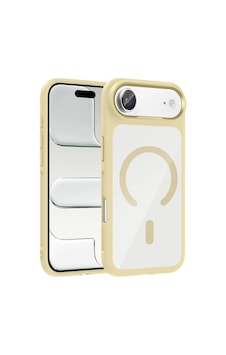 Apple Uyumlu iPad iPhone 17 Air Kılıf M-safe Şarj Özellikli Metal Kamera Çerçeveli Zore Tiko Kapak Gold Apple Uyumlu iPad iPhone 17 Air Kılıf M-safe Şarj Özellikli Metal Kamera Çerçeveli Zore Tiko Kapak Gold