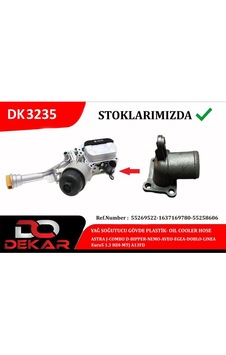 Yag Sogutucu Govde Plastık Astra J-combo D-bıpper-nemo-aveo-egea-doblo-lınea Euro5 1.3 Yag Sogutucu Govde Plastık Astra J-combo D-bıpper-nemo-aveo-egea-doblo-lınea Euro5 1.3