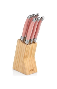 Neva N2574 Sweet 6'lı Mini Bıçak Seti-Pembe