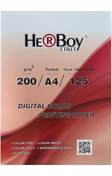 Herboy Fotokopi Kağıdı A4-200gr. 125'li Paket Hrb-3209 Herboy Fotokopi Kağıdı A4-200gr. 125'li Paket Hrb-3209