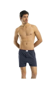 5 Adet Erkek Büyük Beden Düğmeli Pamuk Penye Boxer Penye 001 5 Adet Erkek Büyük Beden Düğmeli Pamuk Penye Boxer Penye 001