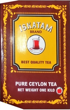 İskatam Siyah İthal Çay Kutu 800 G