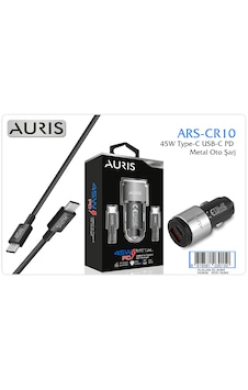 Auria Metal Oto Şarj Seti Auria Metal Oto Şarj Seti