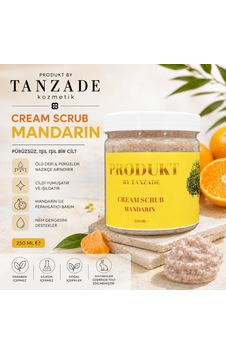 Produkt By Tanzade Mandarin Cream Scrub Vücut Peelingi 250 M