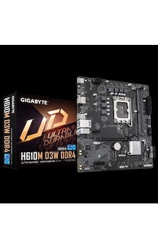 Gıgabyte H610m-d3w Ddr4 3200 Hdmı / Dp M.2 1700p Usb 3.2 Gen1 12-13-14. Nesil Gıgabyte H610m-d3w Ddr4 3200 Hdmı / Dp M.2 1700p Usb 3.2 Gen1 12-13-14. Nesil