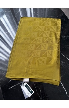 Noura Scarf Diamond Pamira Şal Yağ Yeşili Çok Renkli