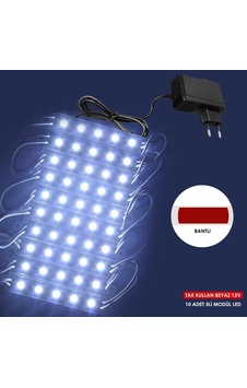 Ledwell Dekoratif Led Bantlı Beyaz 150cm Tak Kullan