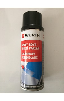 Würth 400 ML Parlak Siyah Tampon Boyası Sprey Oto Boyası Würth 400 ML Parlak Siyah Tampon Boyası Sprey Oto Boyası