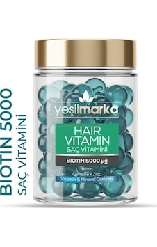 Yeşil Marka Saç Vitamini Biotin Kafein