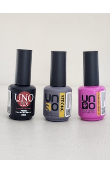 Uno Primer 15 ML + Stron Base 15 ML + Daimond Top Coat 15 ML Kalıcı Oje Seti Uno Primer 15 ML + Stron Base 15 ML + Daimond Top Coat 15 ML Kalıcı Oje Seti