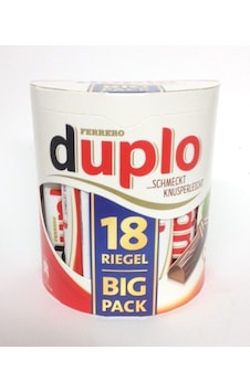 Ferrero Duplo Sütlü Çikolata 18 x 18.2 G Ferrero Duplo Sütlü Çikolata 18 x 18.2 G