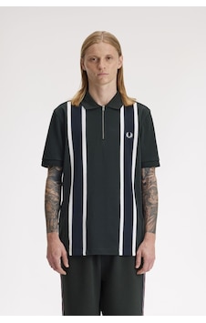 Fred Perry M2420-q20 Tramline Erkek Polo Tişört Koyu Yeşil Fred Perry M2420-q20 Tramline Erkek Polo Tişört Koyu Yeşil