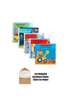 Hareketli Kitaplar 5 Kitap Set 2 + Okuma Sticker'ları