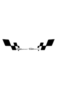 Clio Sport Racing Yan Kapı Bayraklı Desenli Sticker Yapıştıma (414948721) Clio Sport Racing Yan Kapı Bayraklı Desenli Sticker Yapıştıma (414948721)