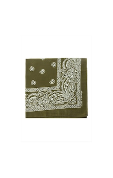 Lexroo Çini Desenli Bandana 50 50 - Asker Yeşili Çok Renkli Lexroo Çini Desenli Bandana 50 50 - Asker Yeşili Çok Renkli