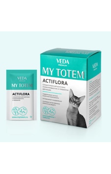 Veda My Totem Actiflora 30x1 Gr Kedi İçin Sinbiyotik Probiyotik + Prebiyotik Ve Veda My Totem Actiflora 30x1 Gr Kedi İçin Sinbiyotik Probiyotik + Prebiyotik Ve