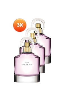 Avon Viva La Vita Kadın Parfüm EDP 3 x 50 ML Avon Viva La Vita Kadın Parfüm EDP 3 x 50 ML