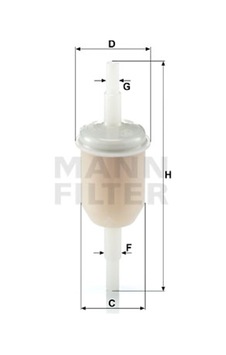 Mann Yakıt Filtresi - Mann Wk31.2 100
