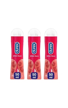 Durex Play Kayganlaştırıcı Jel Çilek Hazzı 50 ML x 3 Durex Play Kayganlaştırıcı Jel Çilek Hazzı 50 ML x 3