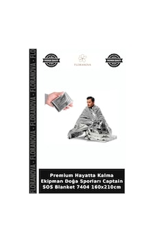 Premium Hayatta Kalma Ekipman Doğa Sporları Captain Sos Blanket 7404 160x210cm Standart Premium Hayatta Kalma Ekipman Doğa Sporları Captain Sos Blanket 7404 160x210cm Standart