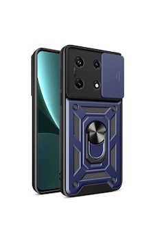 İnfinix Note 30 Pro İle Uyumlu Kılıf Magnetik Standlı Kamera Korumalı Sürgülü Kapak İnfinix Note 30 Pro İle Uyumlu Kılıf Magnetik Standlı Kamera Korumalı Sürgülü Kapak