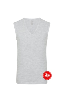 Sementa SAM Erkek Modal Derin V Yaka Kolsuz Tshirt 3'lü Paket - Melanj Sementa SAM Erkek Modal Derin V Yaka Kolsuz Tshirt 3'lü Paket - Melanj