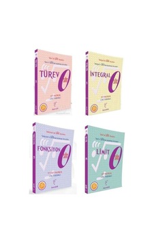 Karekök Ayt Türev İntegral Fonksiyon Limit Sıfır 4 Kitap Seti