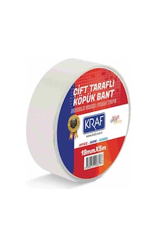 Çift Taraflı Köpük Bant 19Mmx5M Çift Taraflı Köpük Bant 19Mmx5M