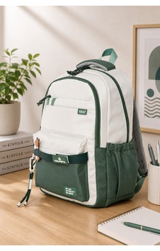 Unisex Ortaokul Lise Okul Sırt Çantası 16 İnç Laptop Bölmeli Soft Kumaş Hafif Yeşil-haki Unisex Ortaokul Lise Okul Sırt Çantası 16 İnç Laptop Bölmeli Soft Kumaş Hafif Yeşil-haki